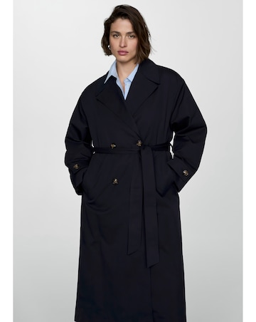 Mango Double Breasted Trench Coat