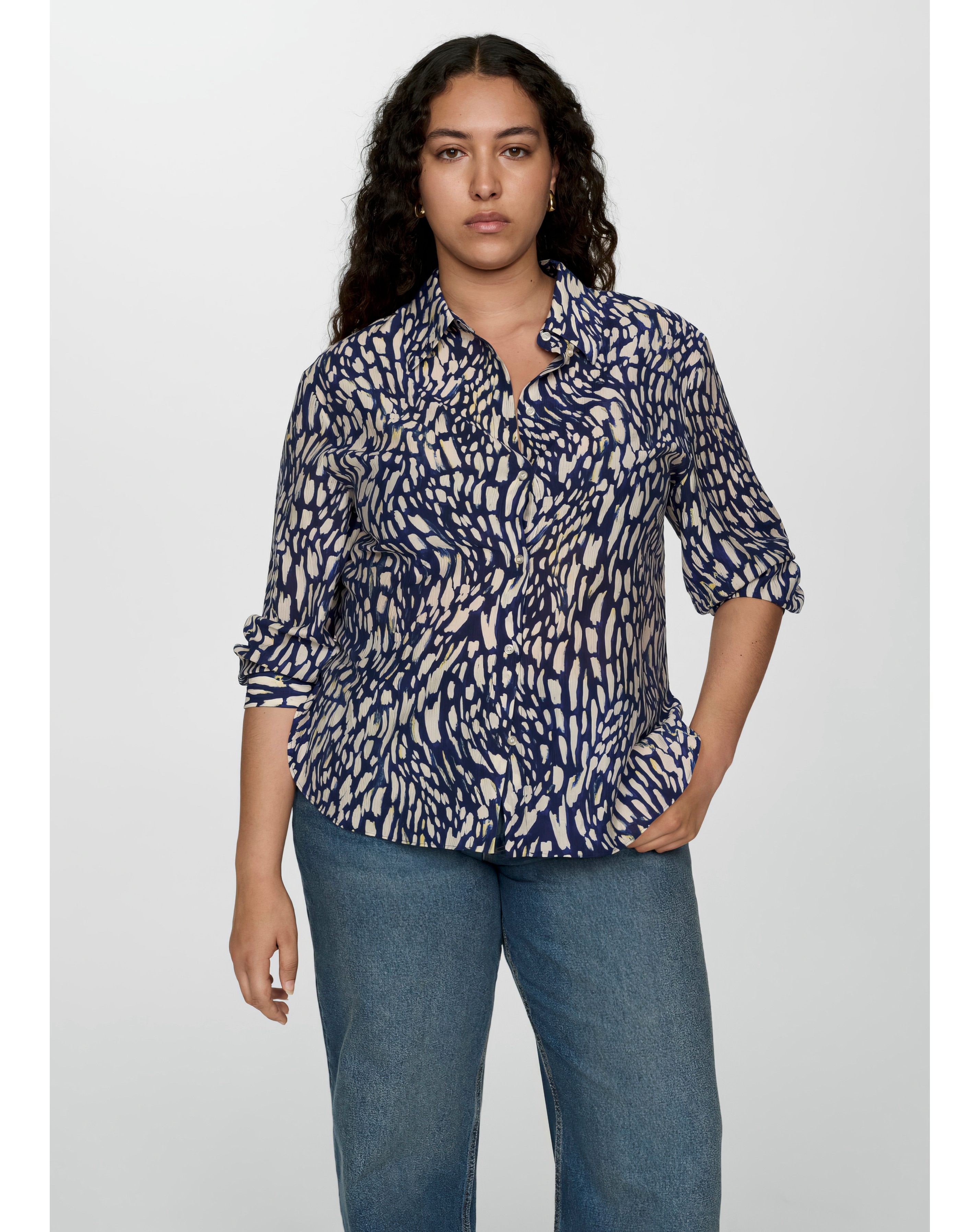 Mango Camila Abstract Shirt