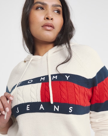 Tommy Jeans Centre Flag Hood Sweater