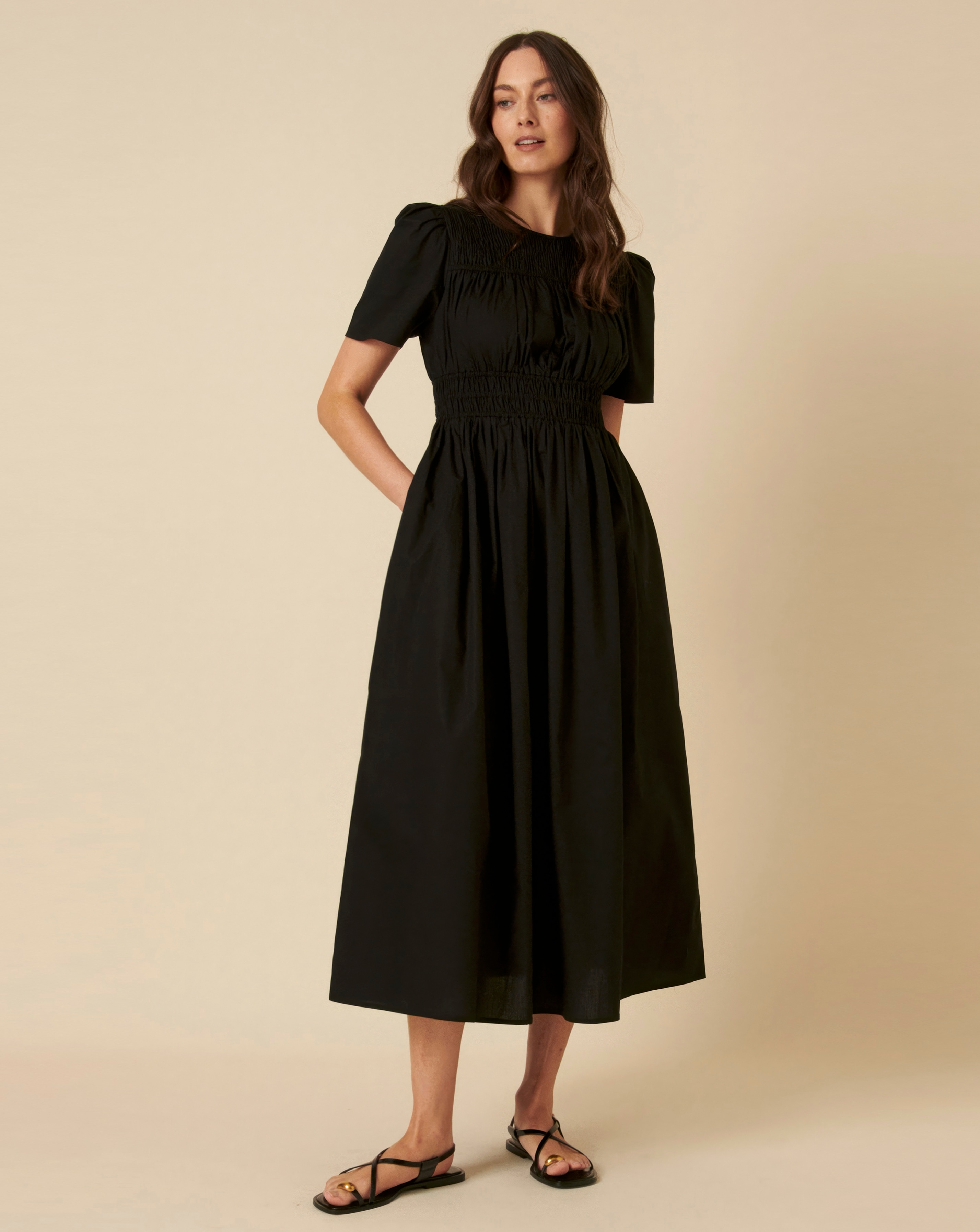 Nobody's Child Midi Dress Plain