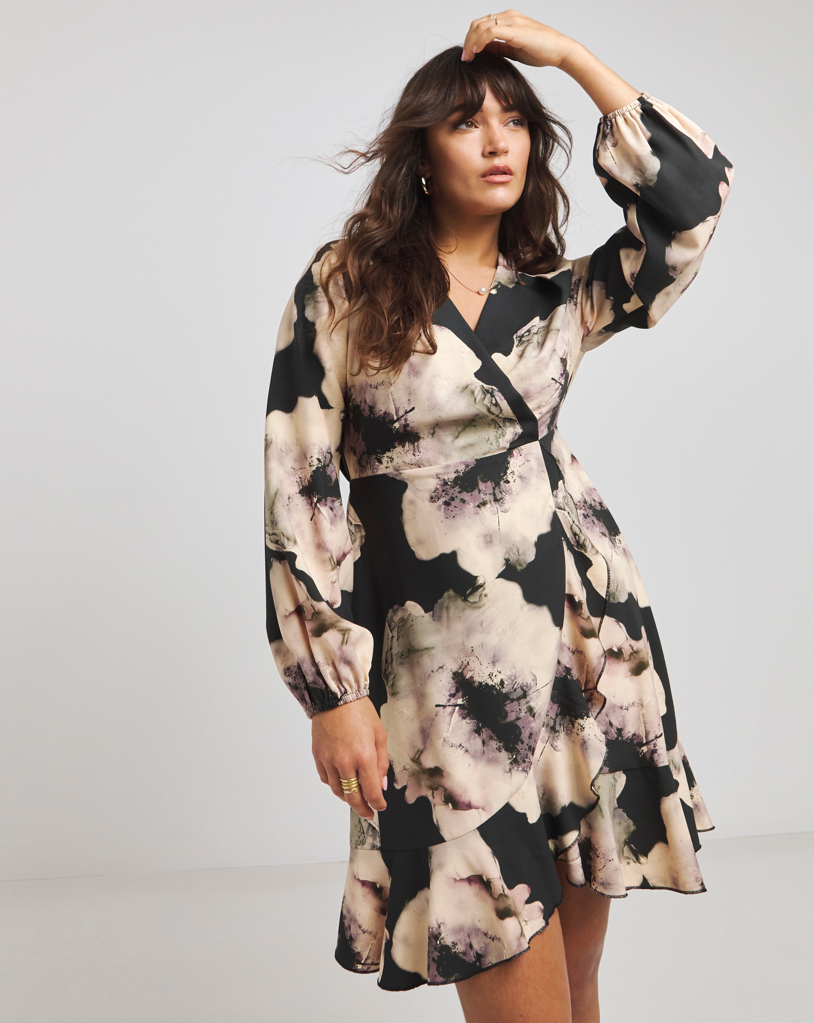 Flounce London Printed Maxi Dress