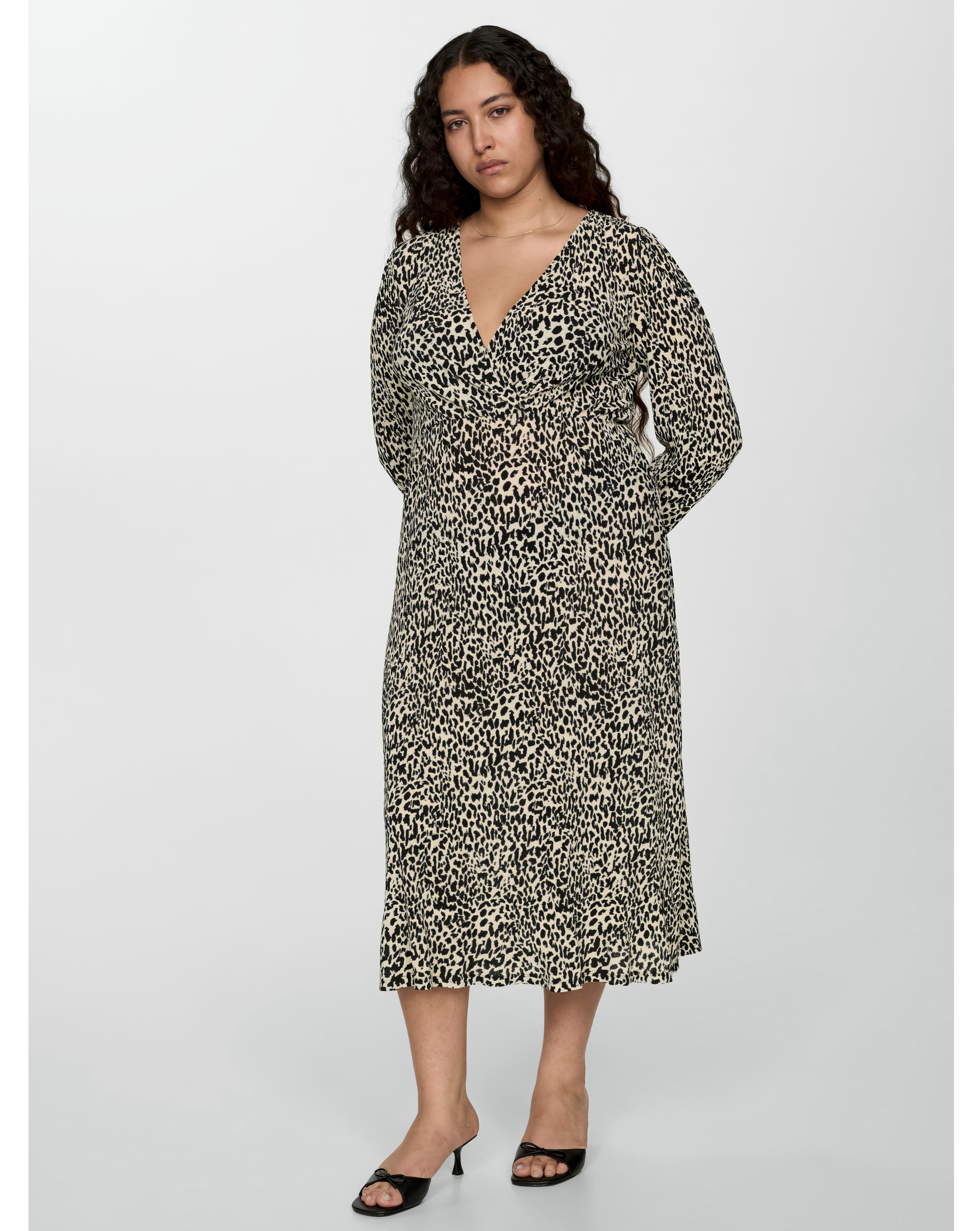 Mango Colombia V-Neck Dress