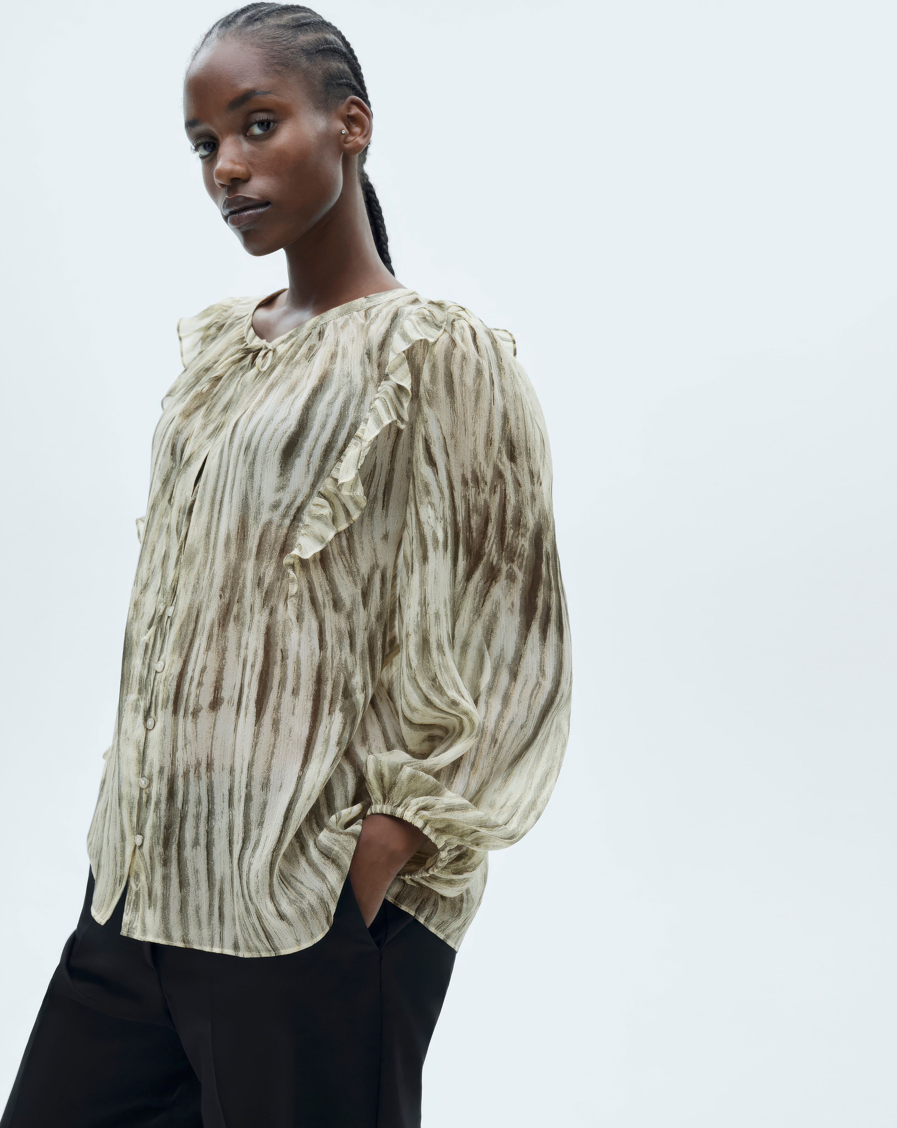 Mango Siena Printed Blouse