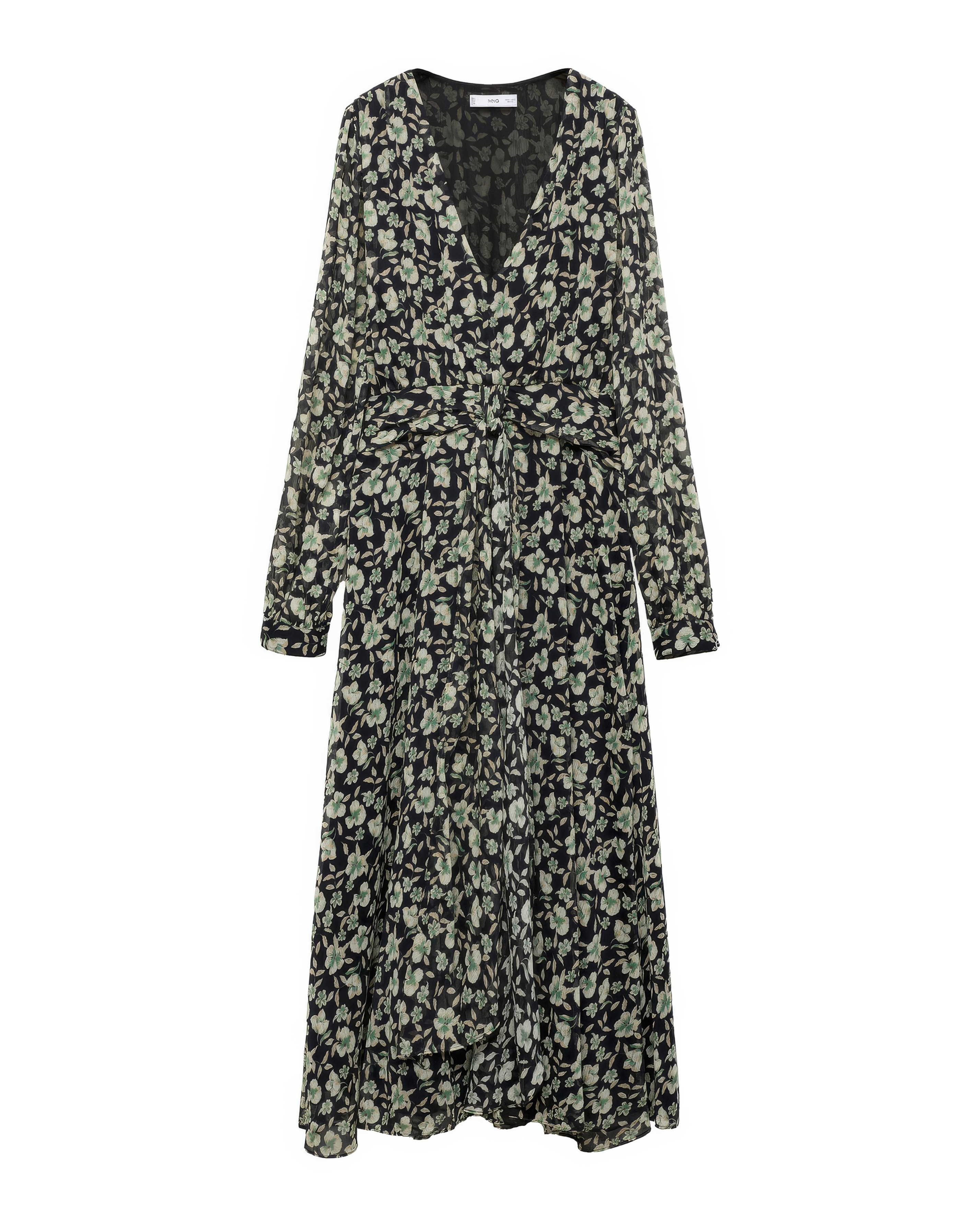 Mango Briony Floral V Neck Dress