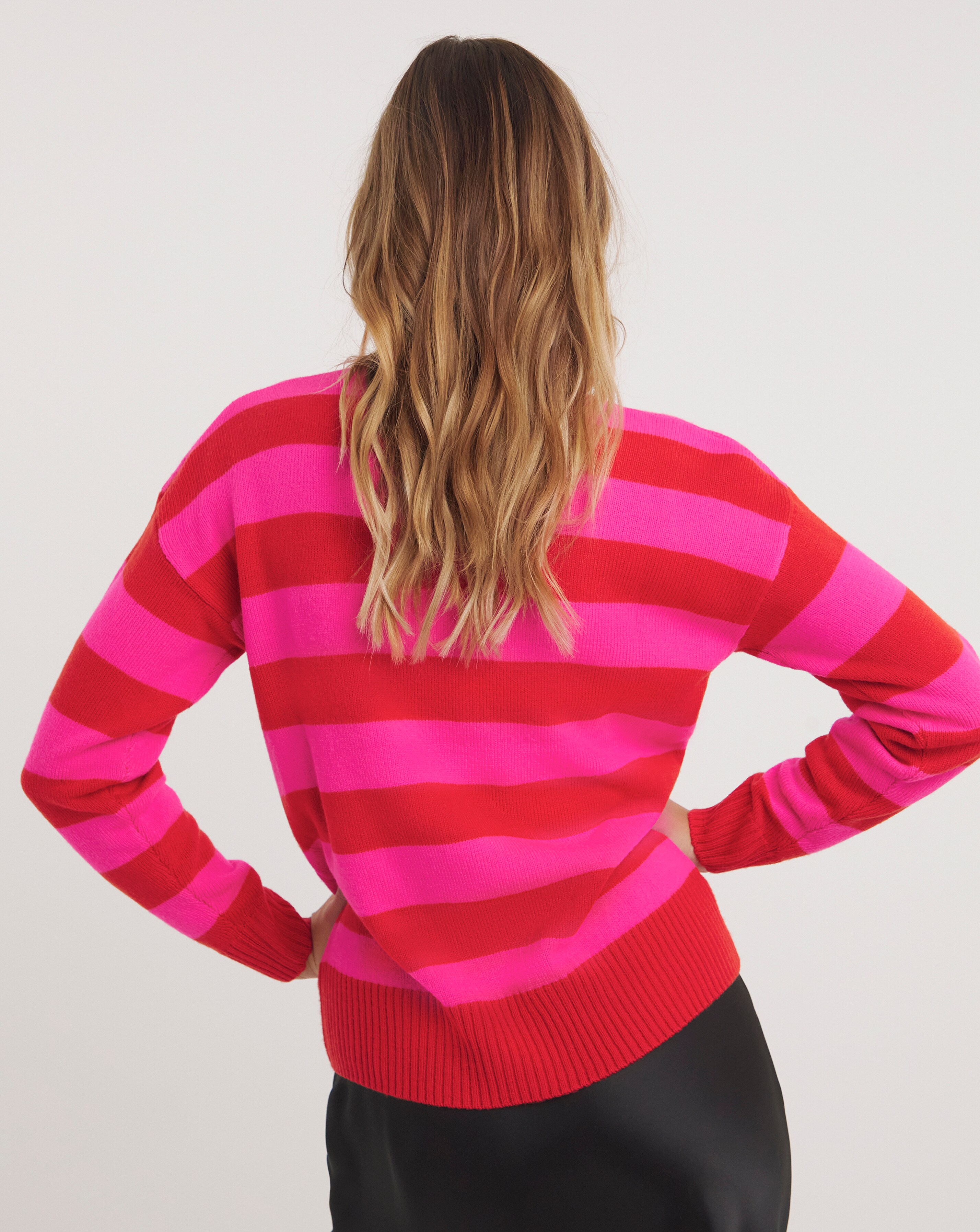 Striped christmas hotsell jumper