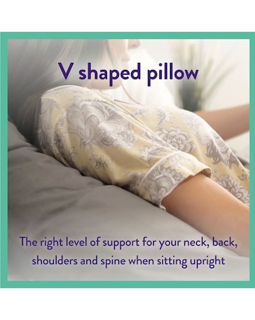 Slumberdown Pack of 2 V-Shaped Pillows