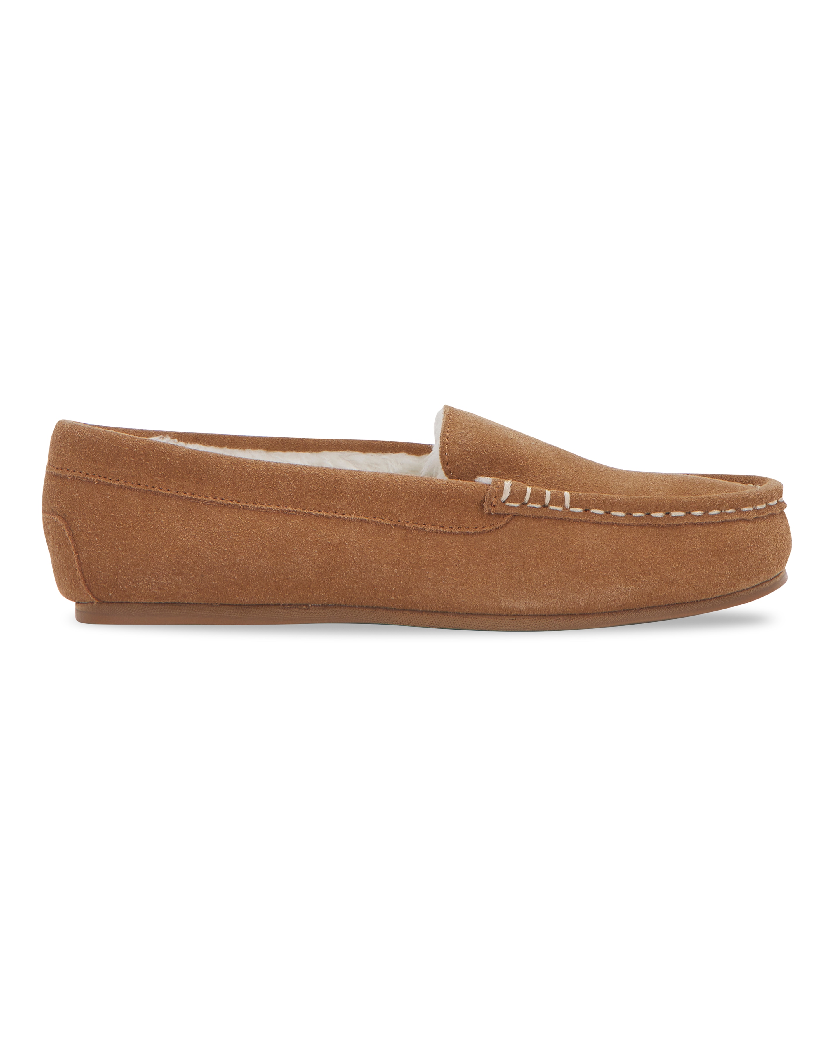 Classic Suede Moccasin Slipper E Fit