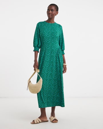 Soft Touch Seam Detail Smock Dress
