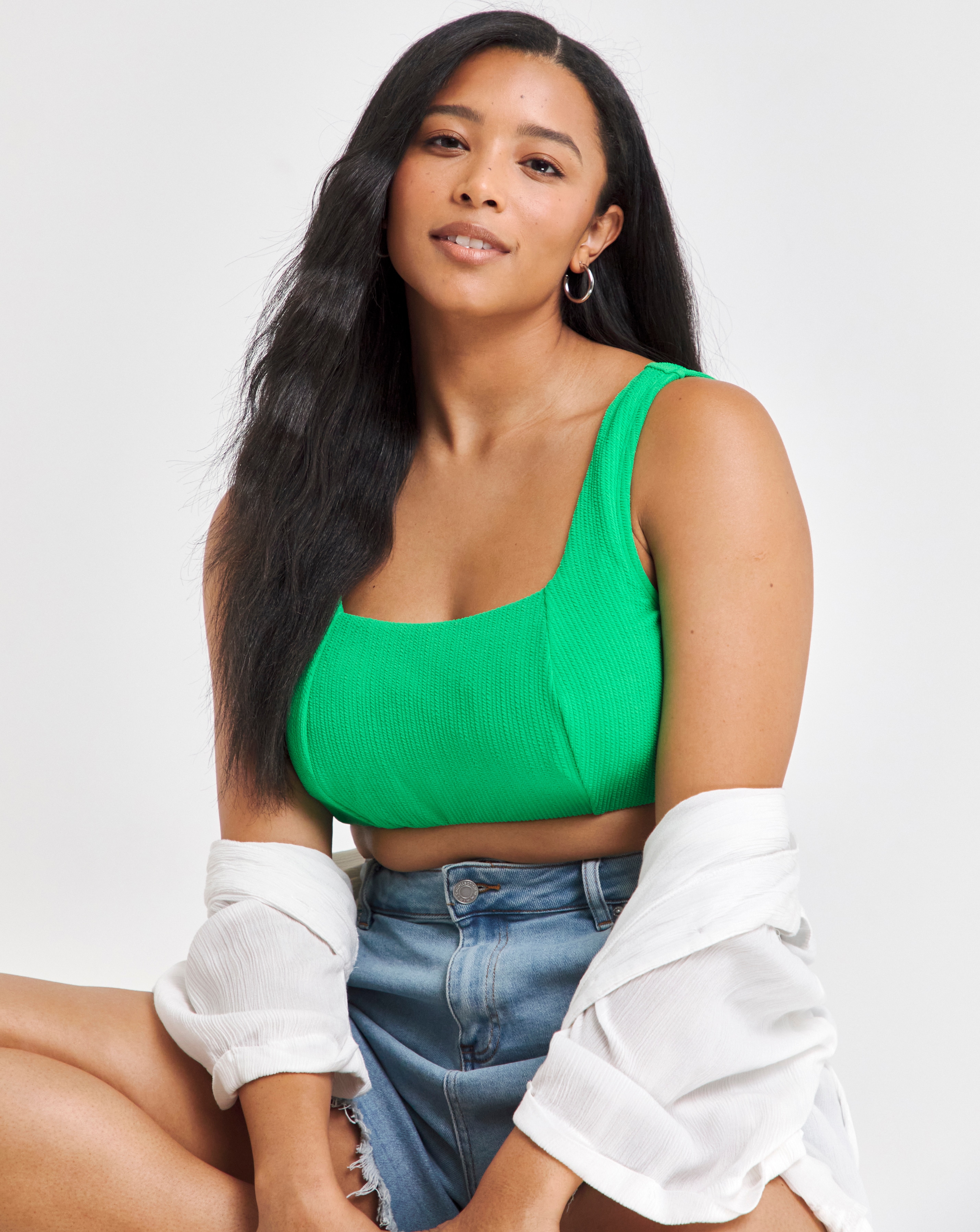 Mix and Match Crinkle Bikini Top