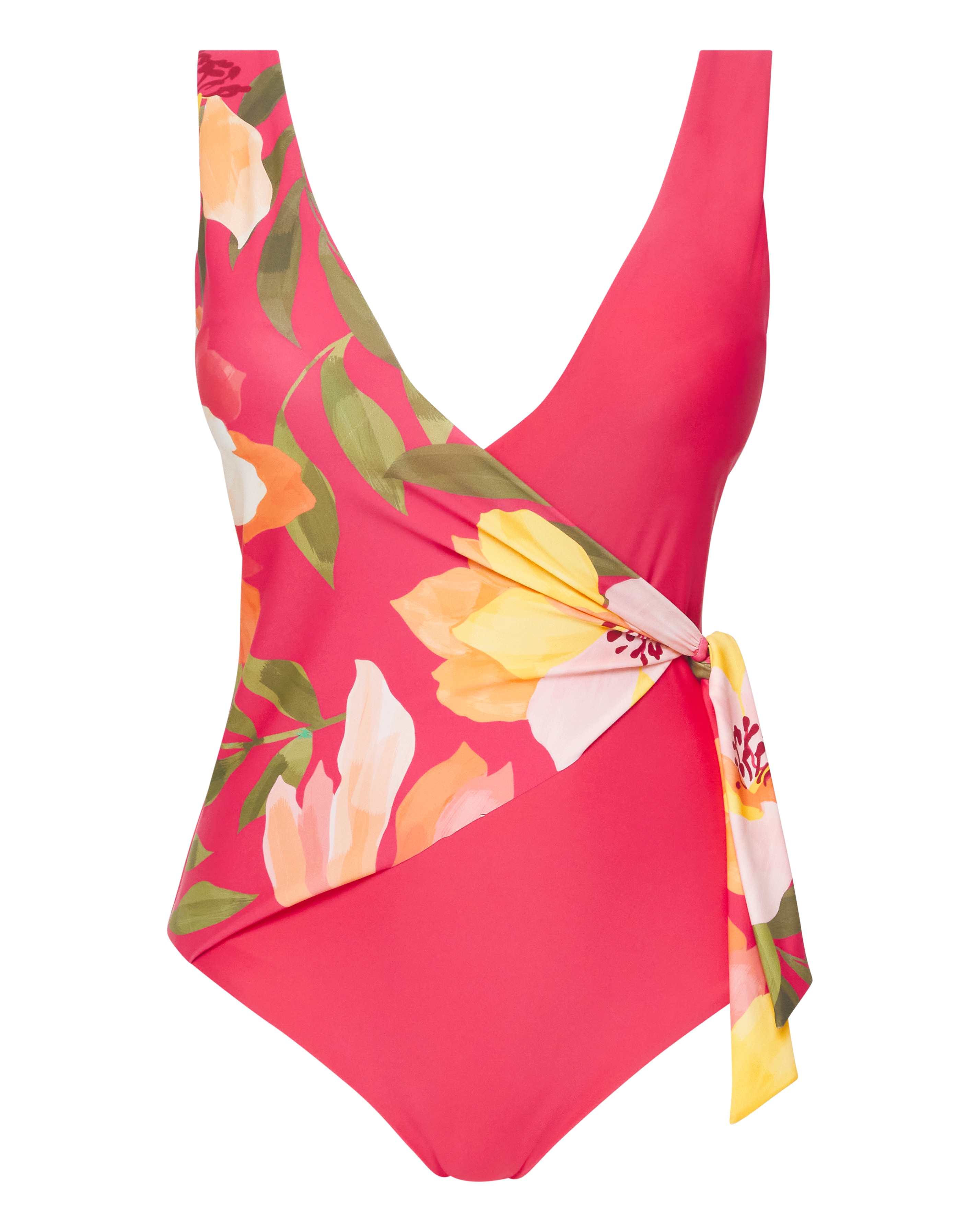 Hawaii Wrap Front Swimsuit