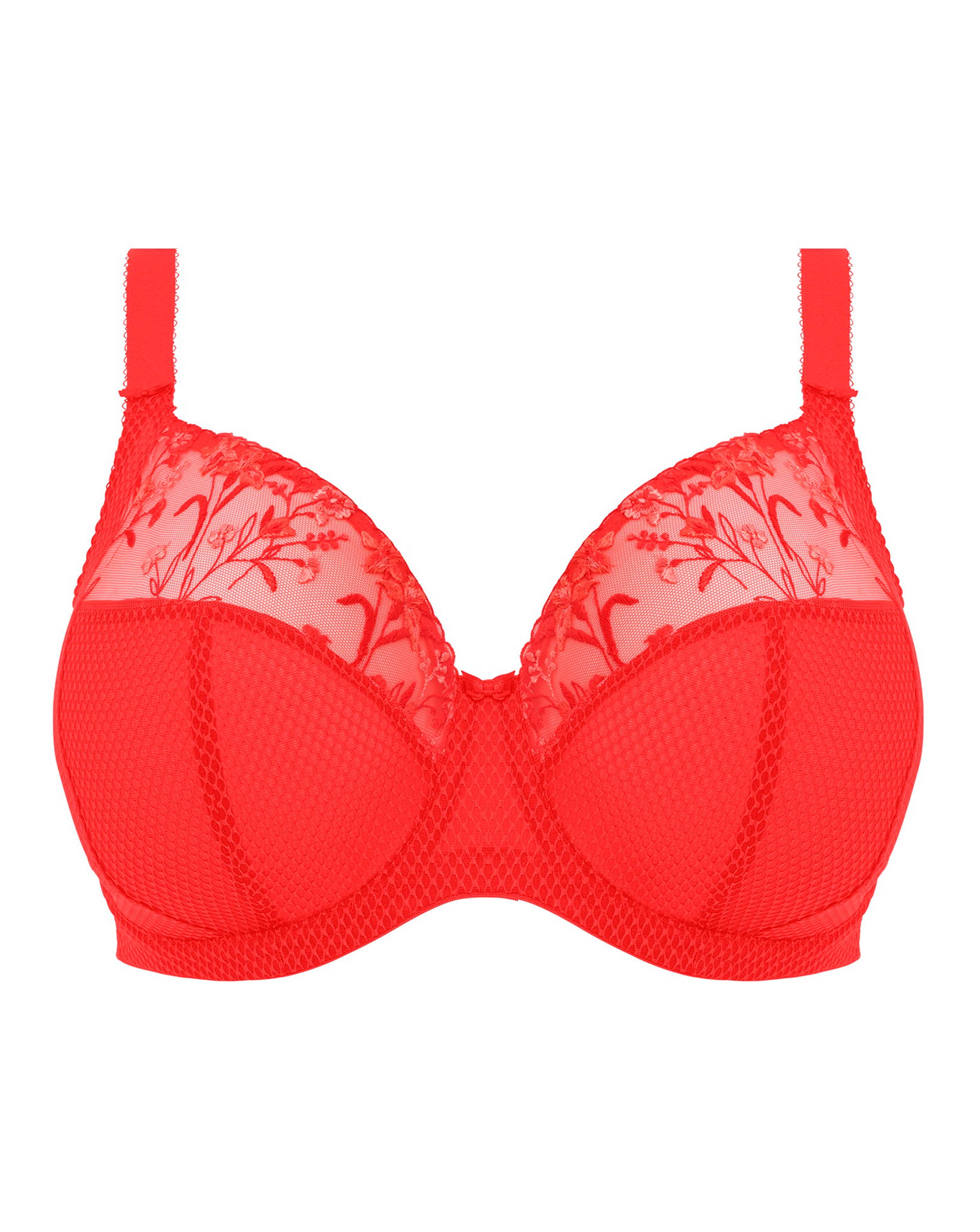 Elomi DD+ Charley Plunge Wired Bra In Salsa | UK Size 38E Women's