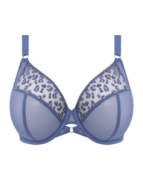 Elomi DD+ Namrah Plunge Wired Bra In Stonewash | UK Size 40FF Women's