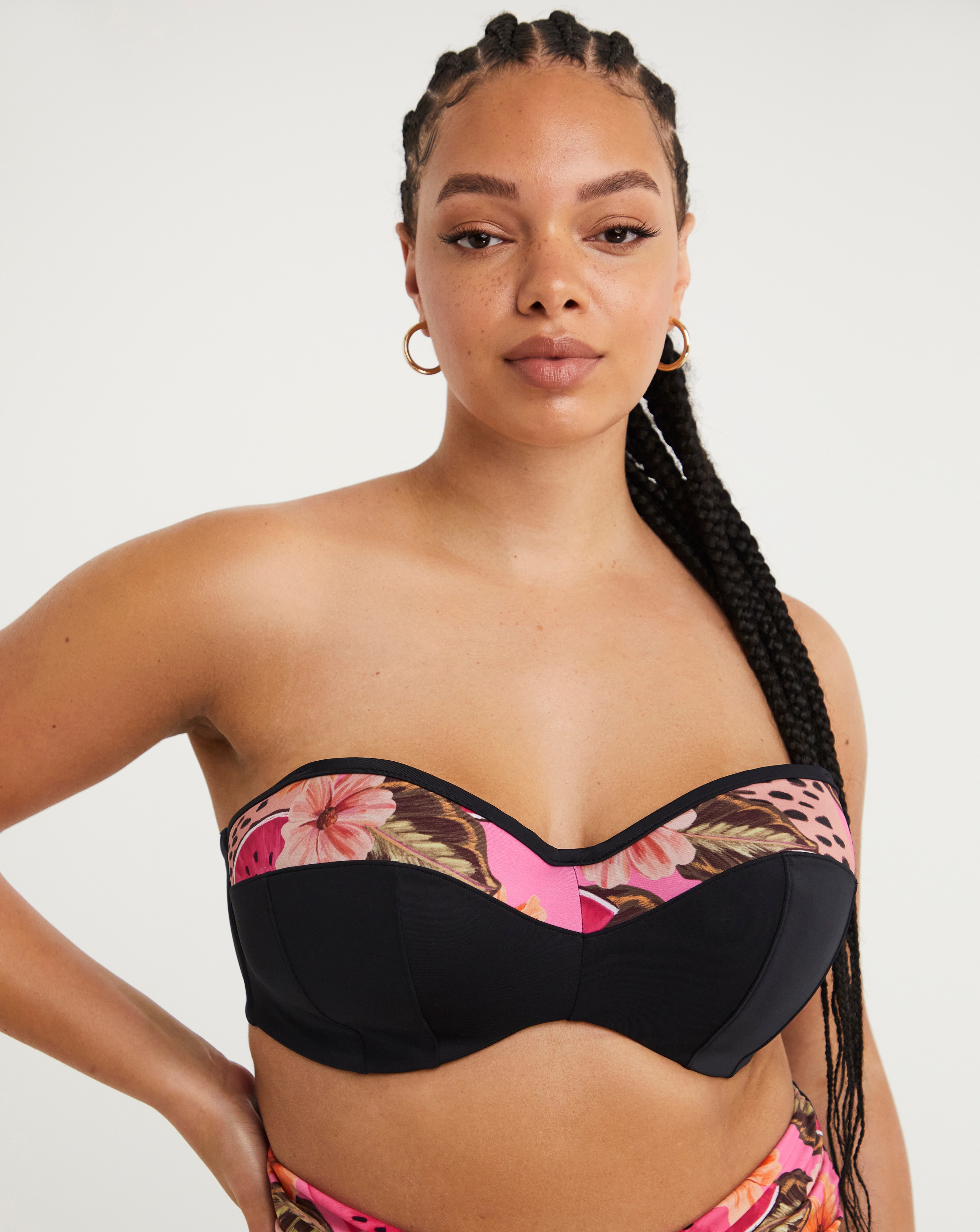 Elomi Cabana Nights Bandeau Bikini Top