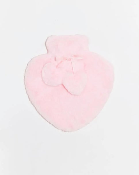Boux Avenue Heart Hot Water Bottle Pink - Pink Mix