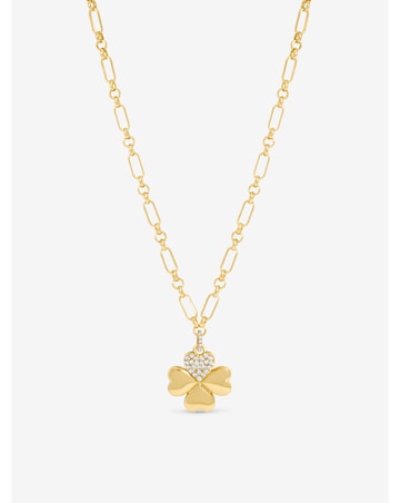 Mood Gold Plated Clover Pendant - Gift Boxed