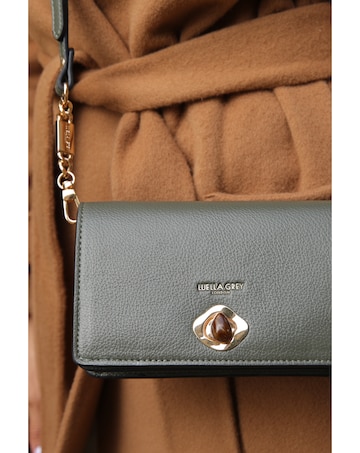 Luella Grey Eloise Khaki Phone Bag
