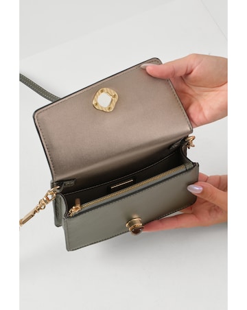 Luella Grey Eloise Khaki Phone Bag