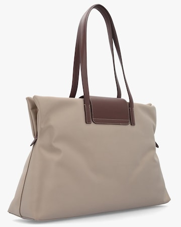 Radley Pockets Essentials Large Top Zip Beige Tote Bag