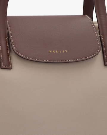 Radley Pockets Essentials Large Top Zip Beige Tote Bag