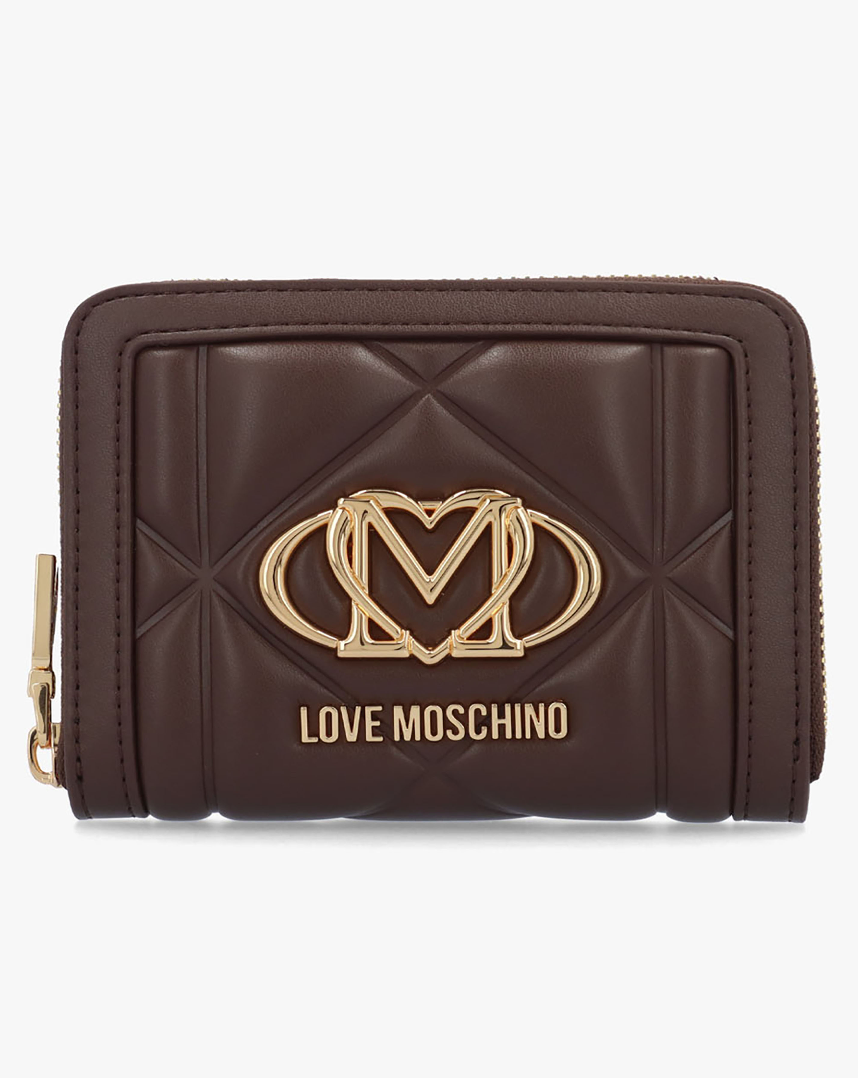 New In - Love Moschino Heart Logo Quilted Purse