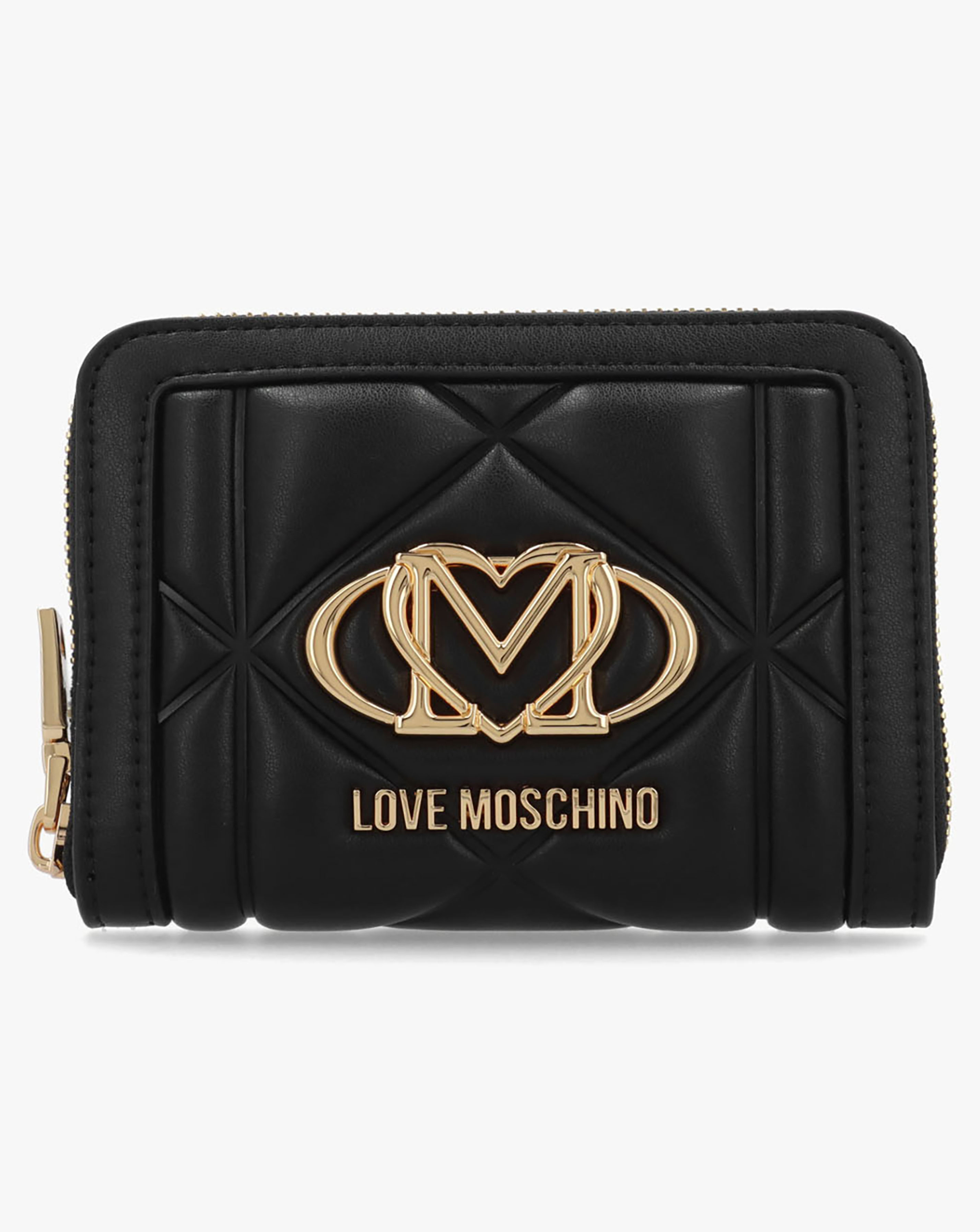 New In - Love Moschino Heart Logo Quilted Purse