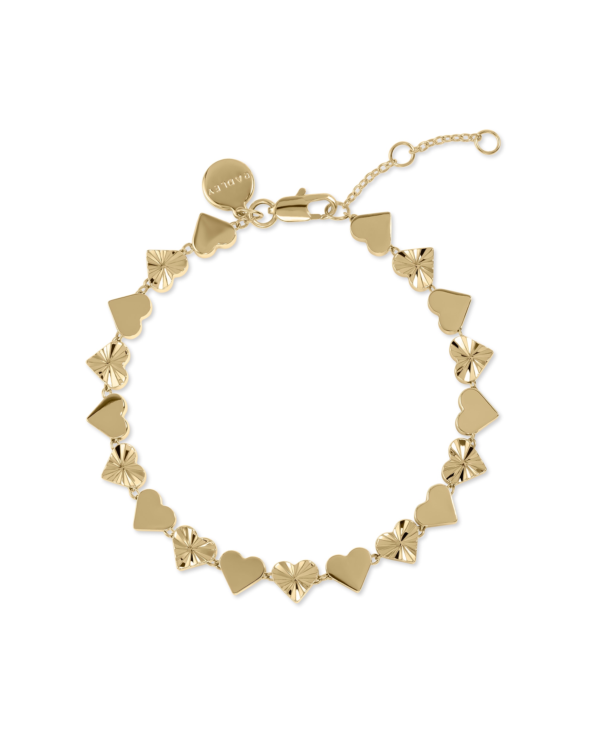New In - Radley Textured Heart link Bracelet