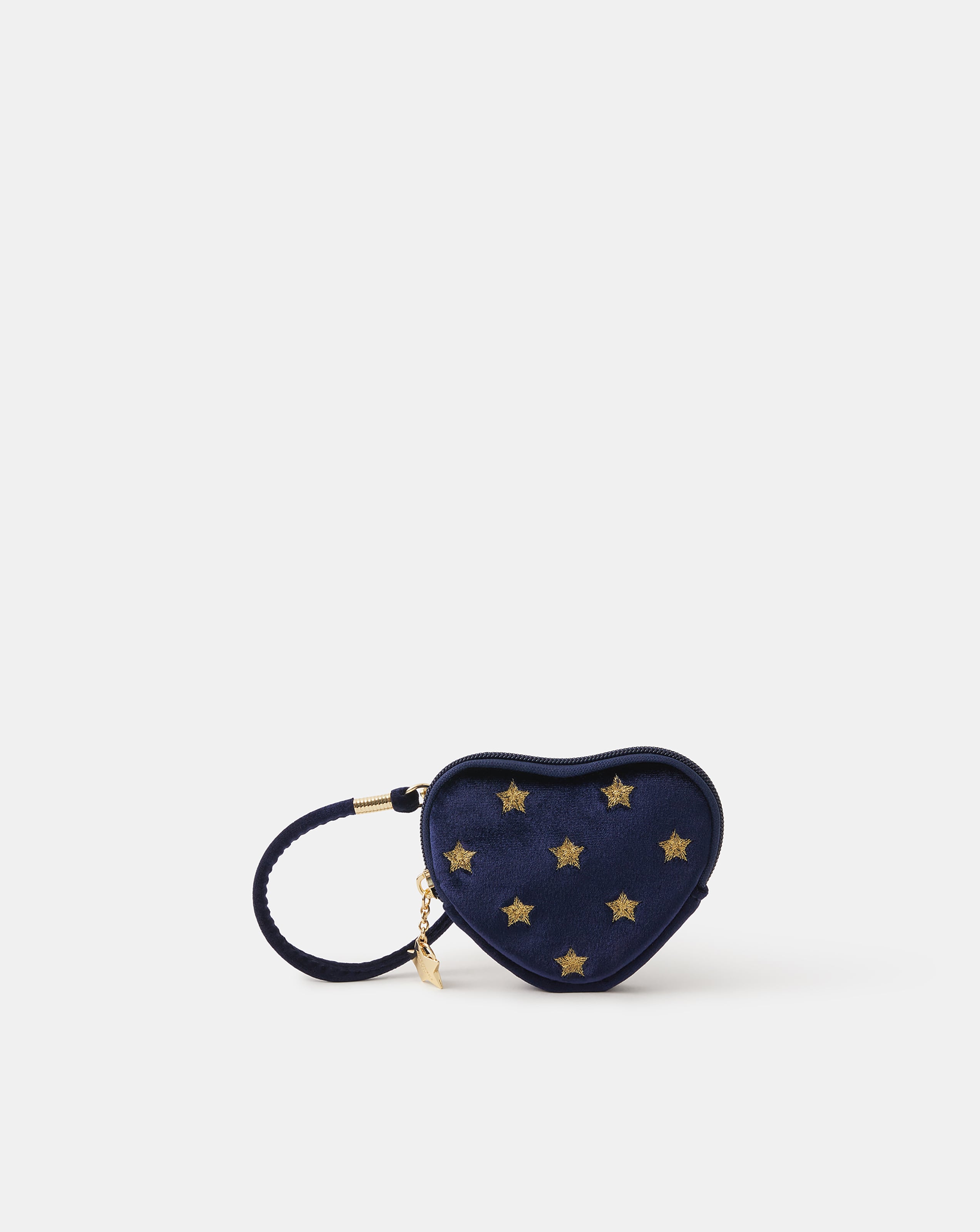 New In - Accessorize Star Embroidered Heart Purse