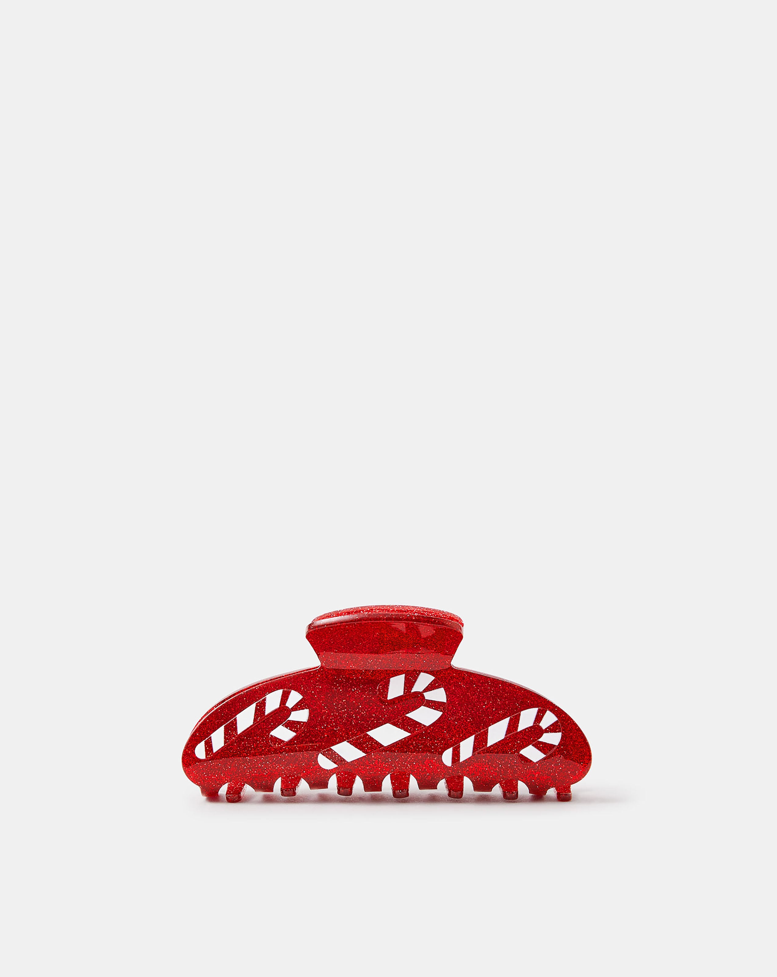 New In - Accessorize Candy Cane Glitter Claw Clip