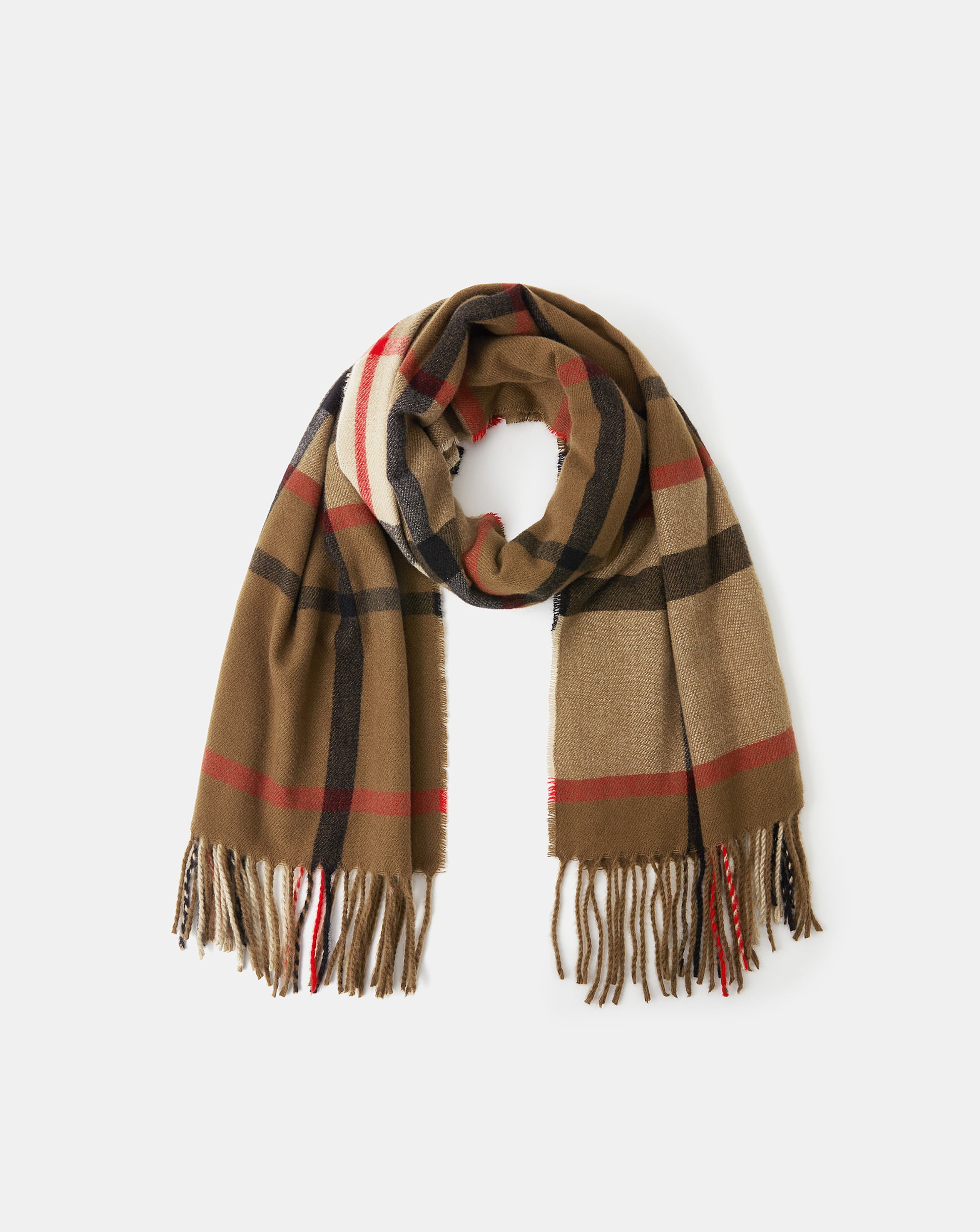 New In - Accessorize Check Print Scarf