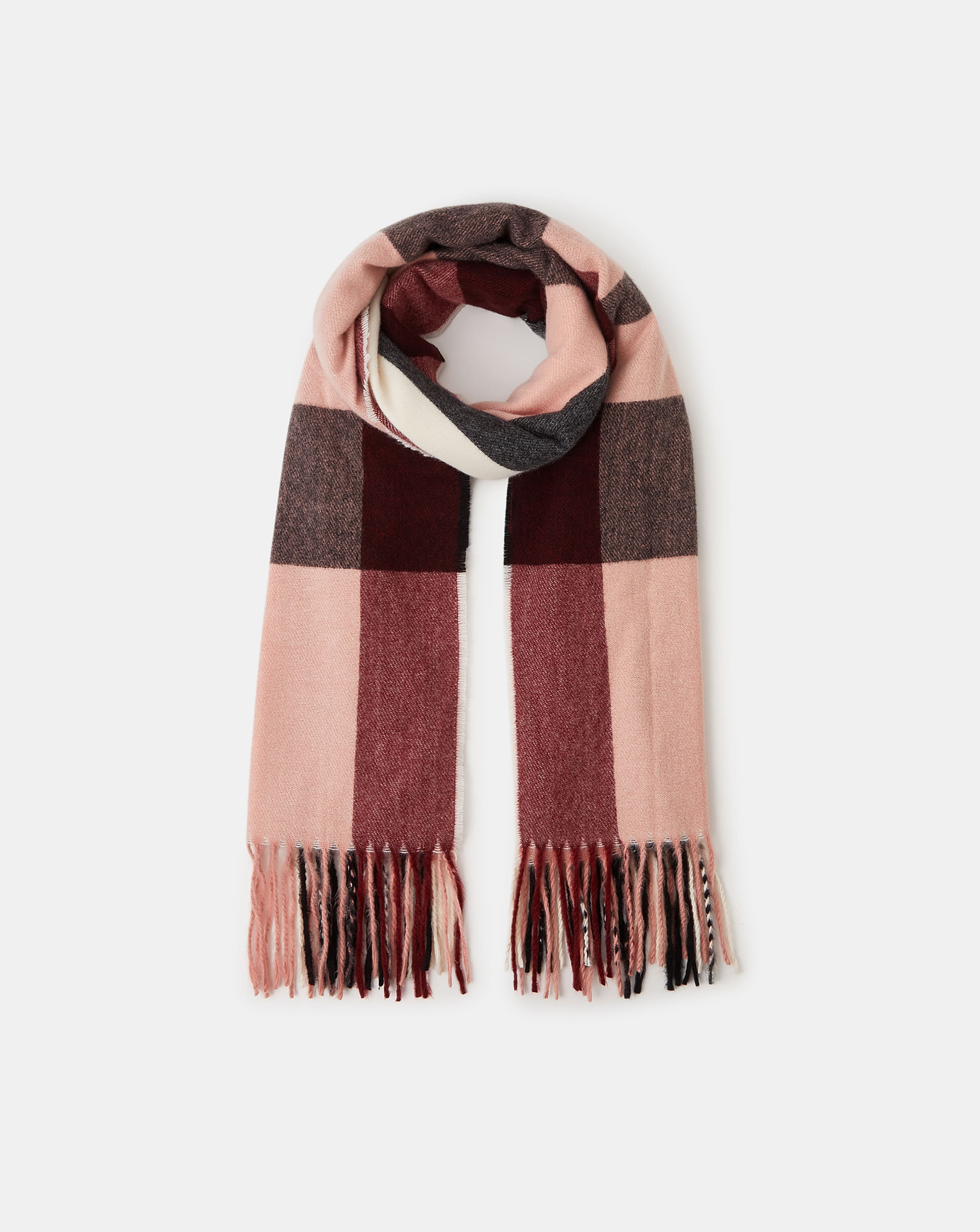 New In - Accessorize Check Blanket Scarf