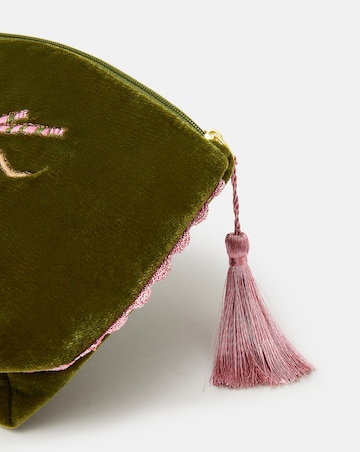 Accessorize Sausage Dog Velvet Purse