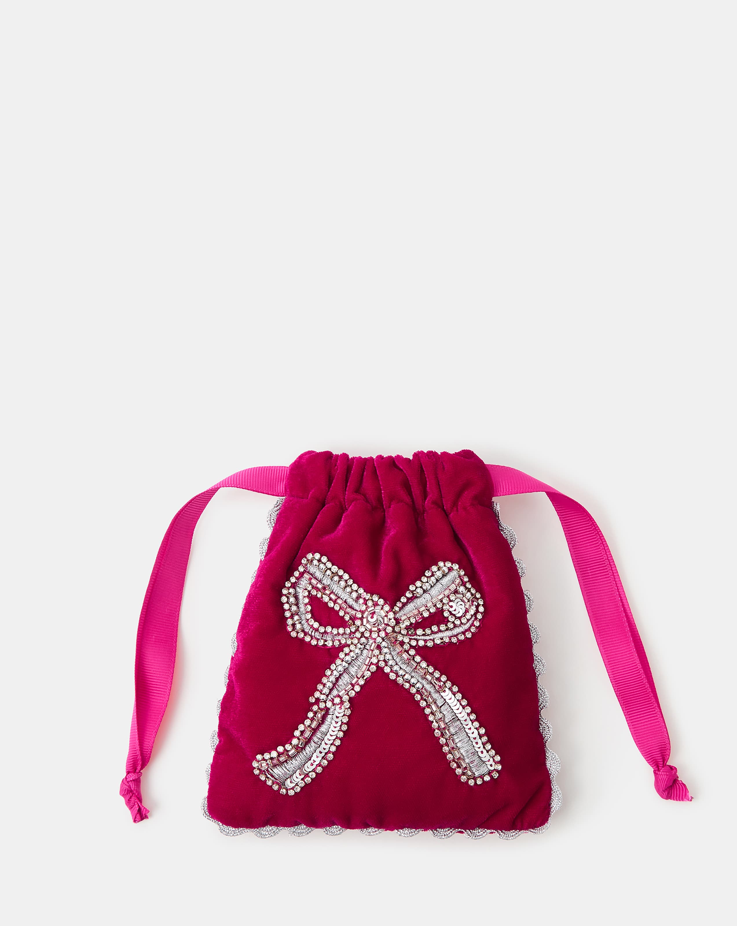 New In - Accessorize Embellished Bow Bag