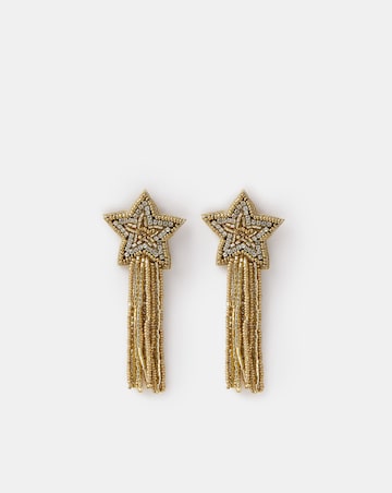 Accessorize Beaded Shooting Star Earrings