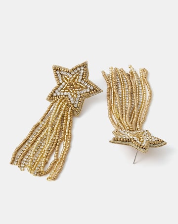 Accessorize Beaded Shooting Star Earrings