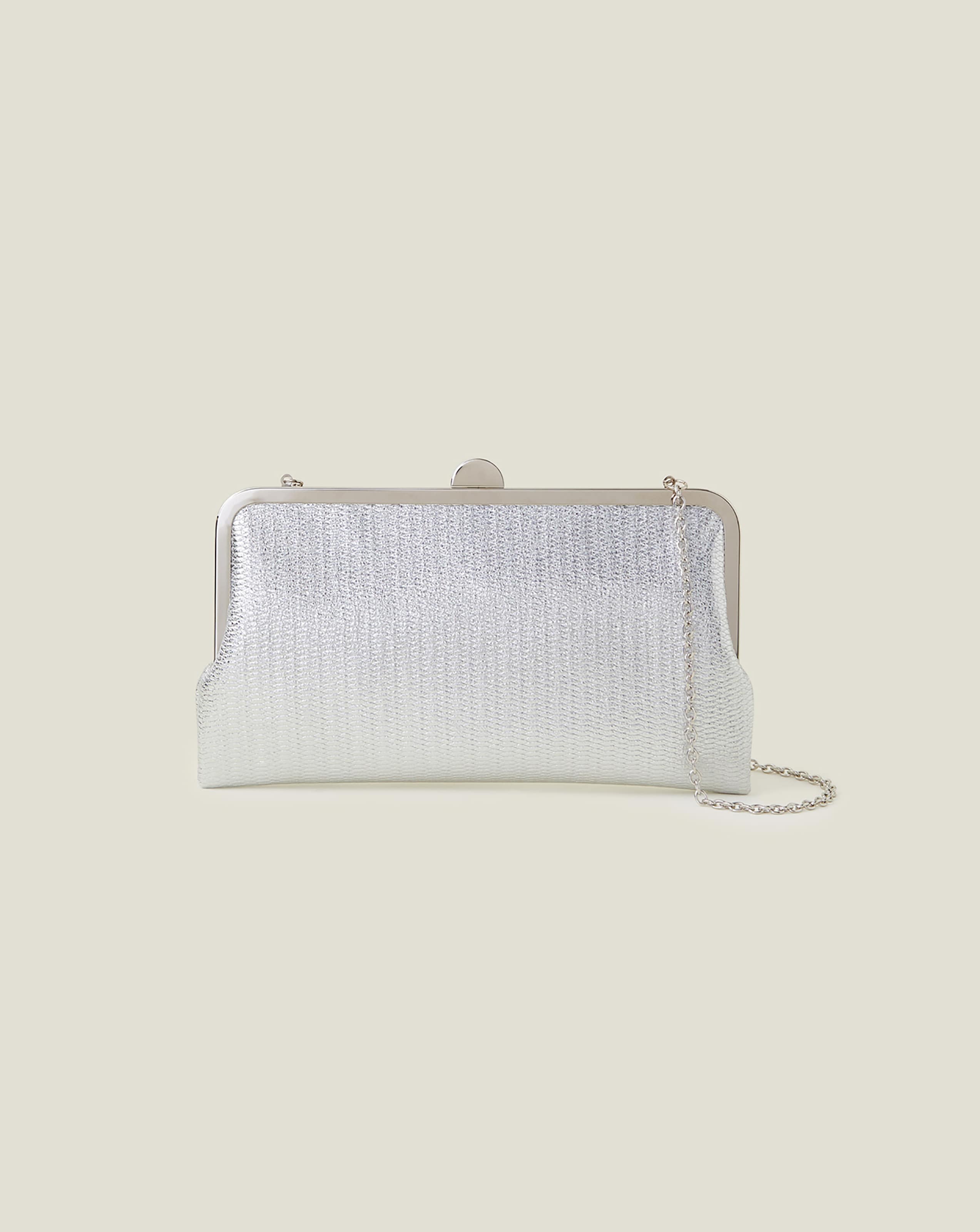 New In - Accessorize Metallic Clutch Bag