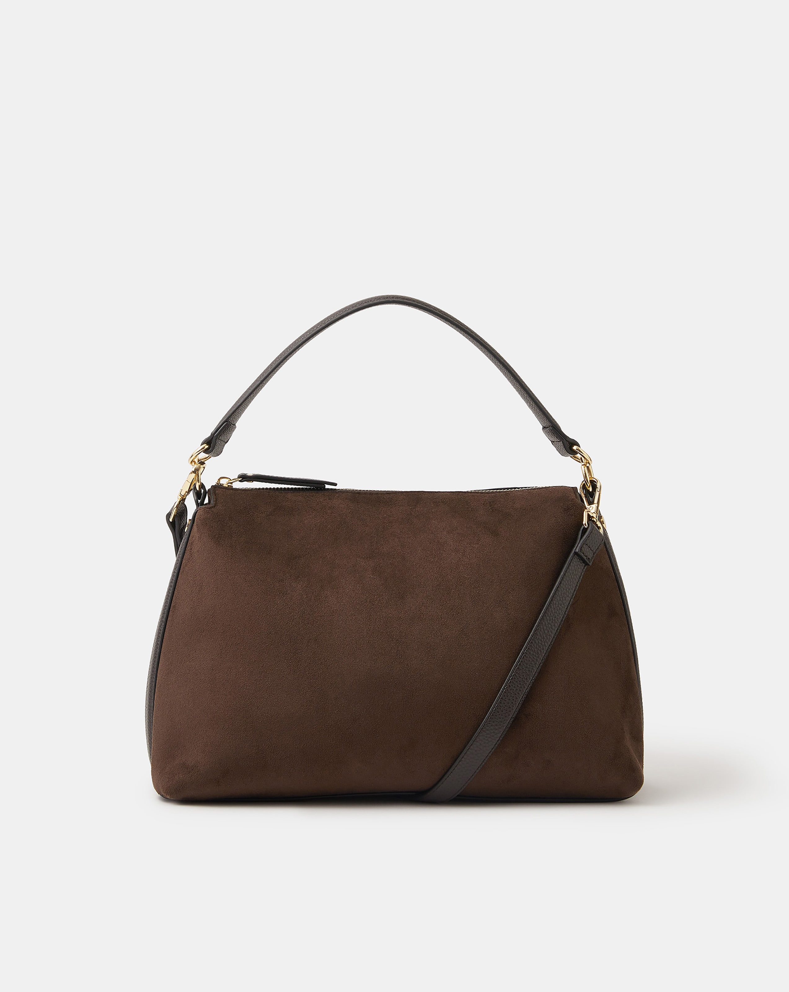 New In - Accessorize Slouchy Suedette Handbag