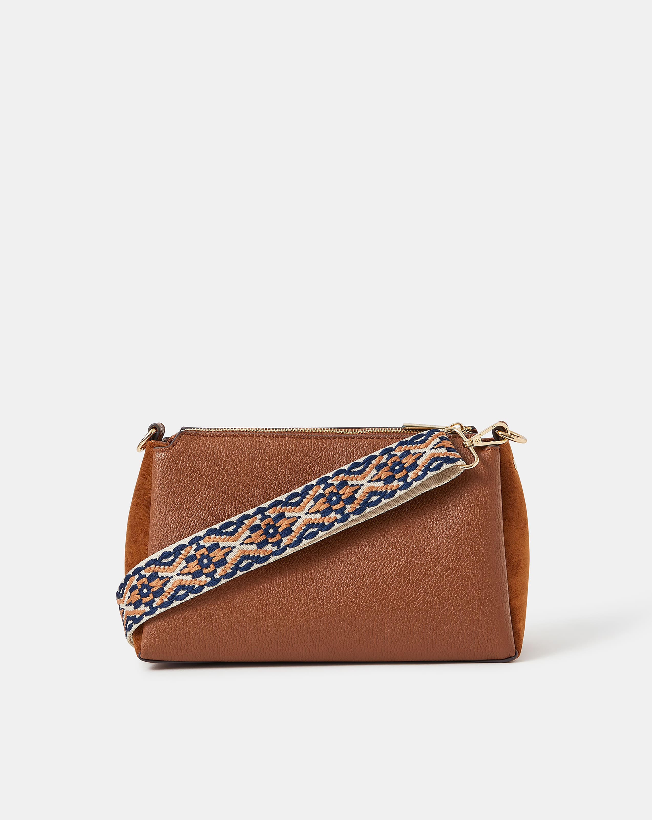 New In - Accessorize Suedette Crossbody