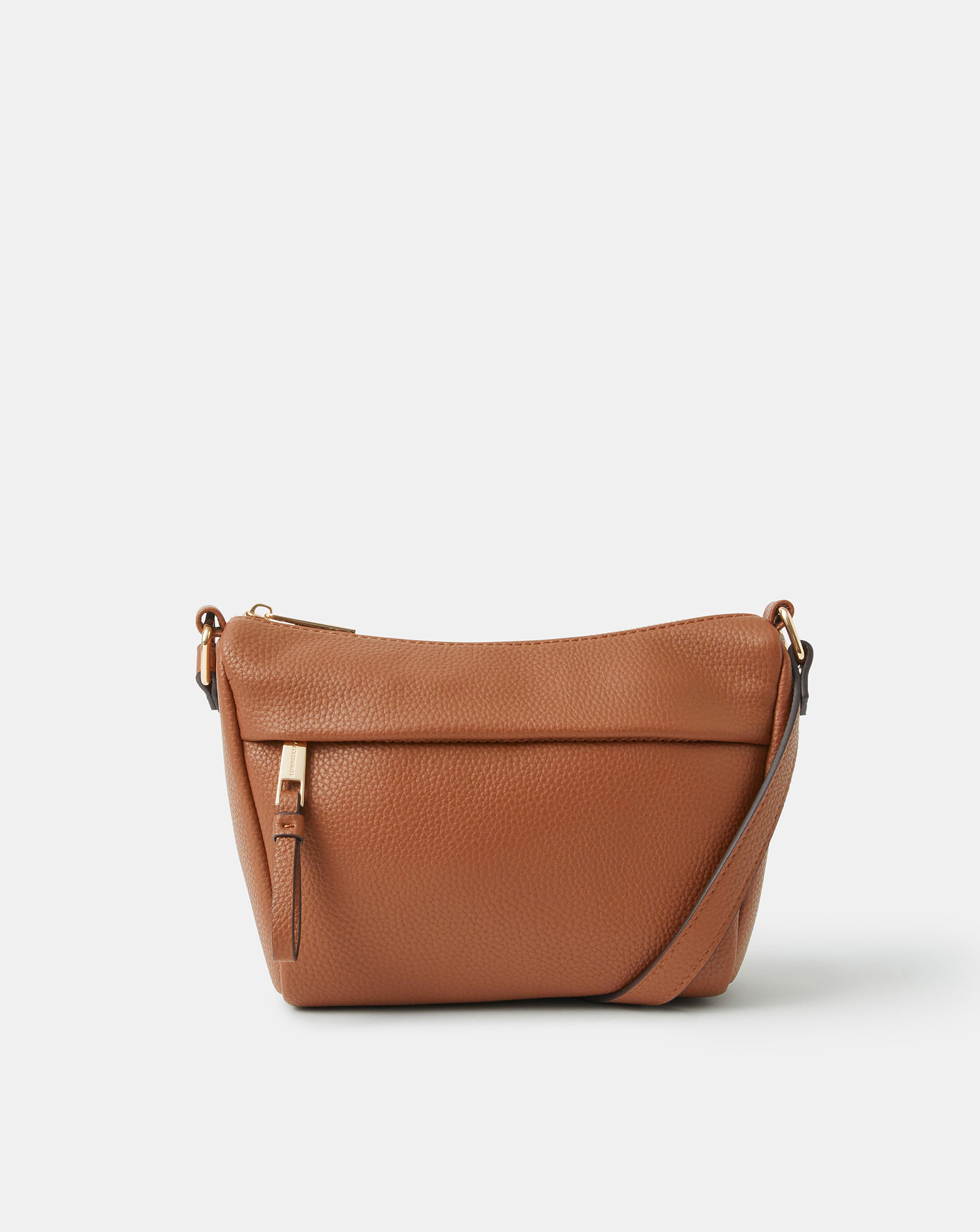 New In - Accessorize Zip Front Crossbody Bag