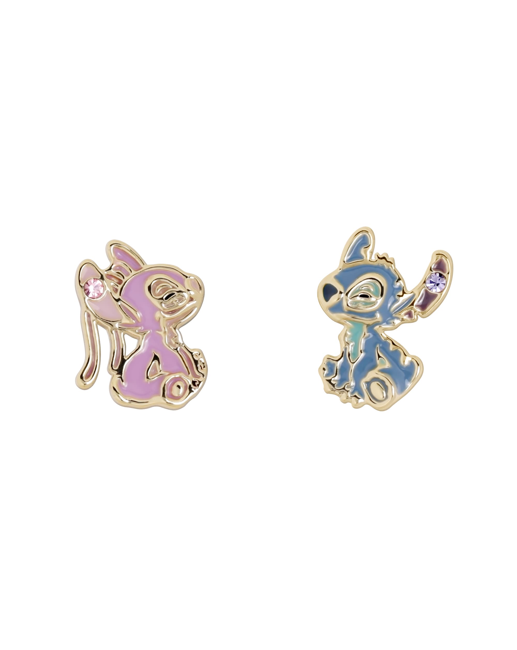 New In - Stitch & Angel Stud Earrings