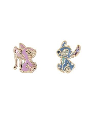 Stitch & Angel Stud Earrings