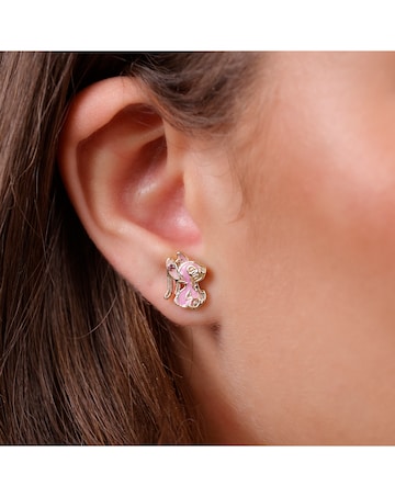 Stitch & Angel Stud Earrings
