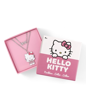Hello Kitty Silver Plated Necklace Set