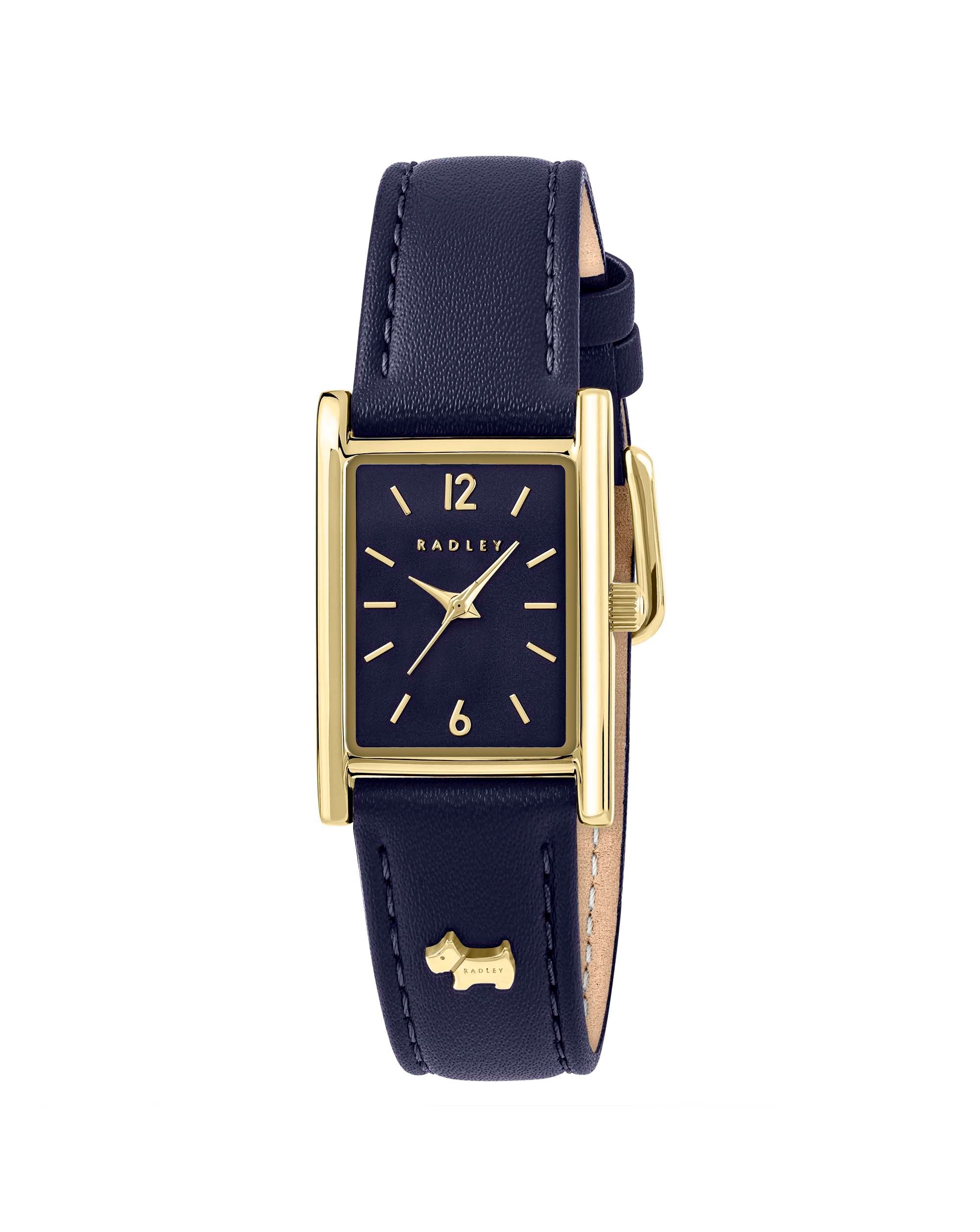 Radley Navy Leather Strap Watch