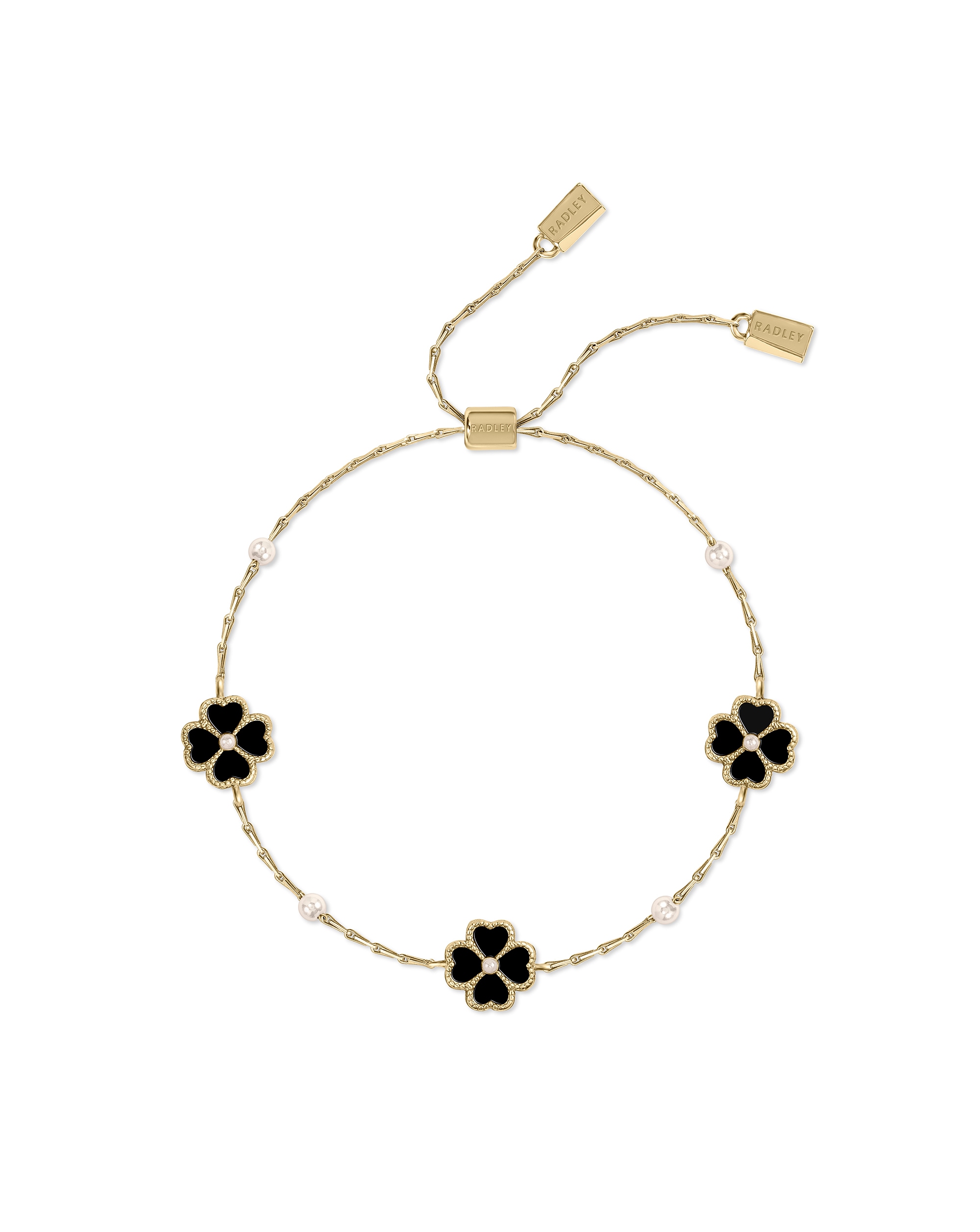 New In - Radley Black & Gold Friendship Bracelet