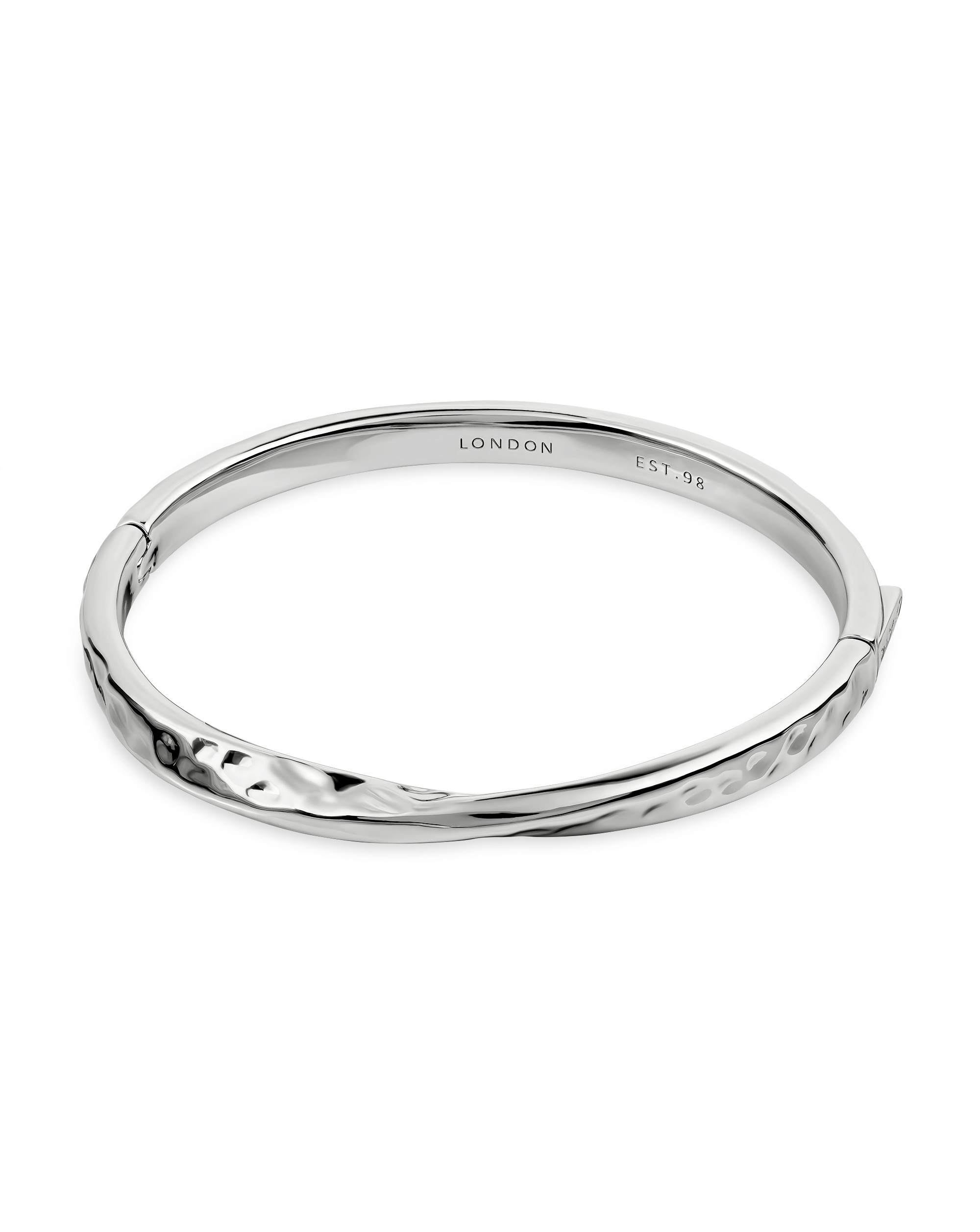 Radley Silver Plated Hammer style Bangle