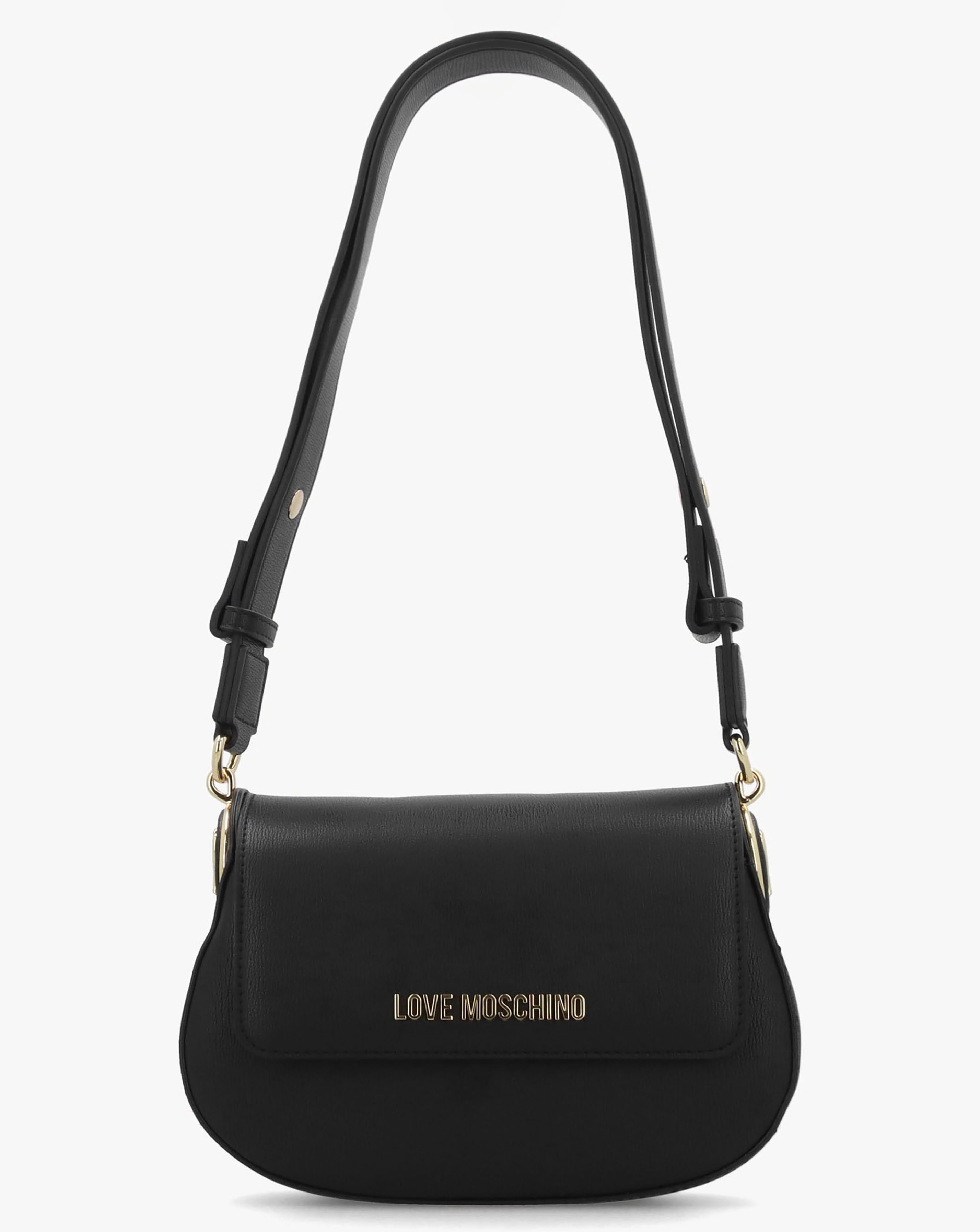 New In - Love Moschino Logo Black Cross-Body Bag