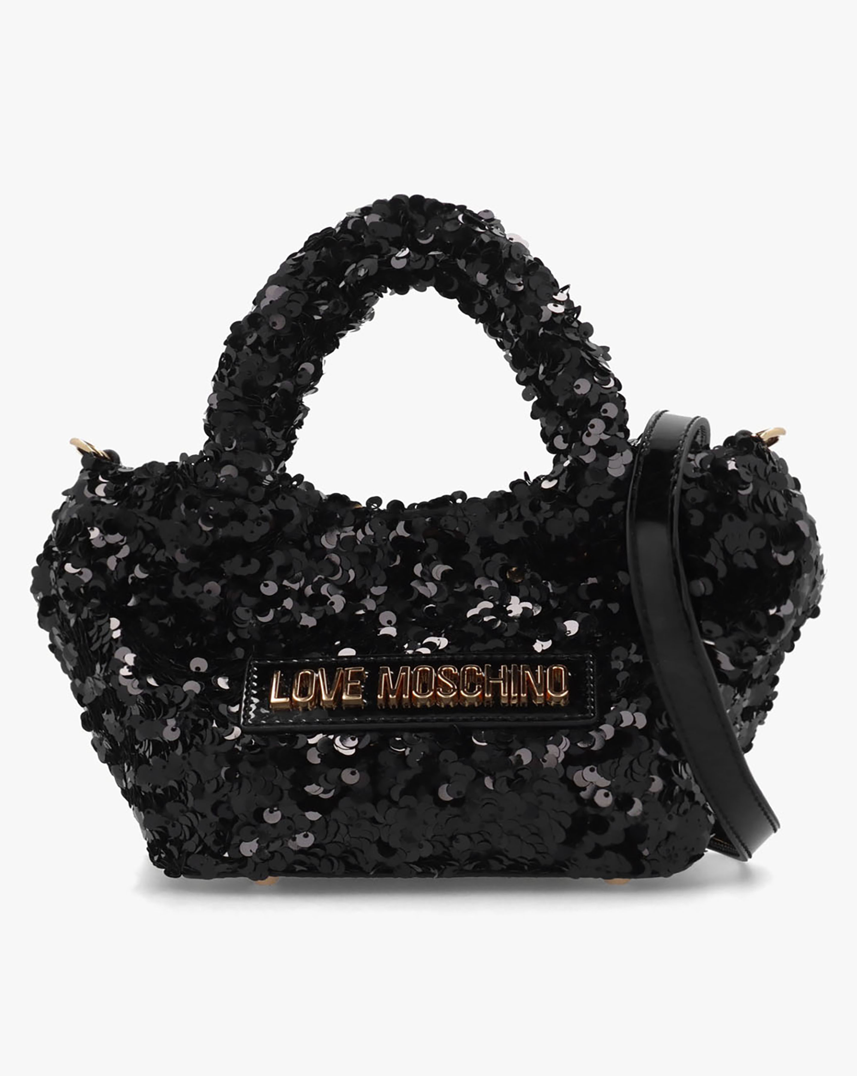 New In - Love Moschino Sequin Top Handle Bag