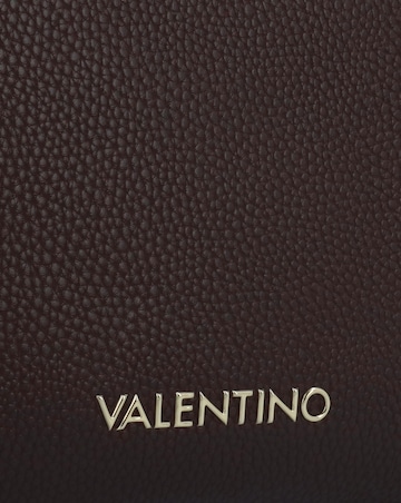 Valentino Bags Brixton II Brown Pebbled Camera Bag