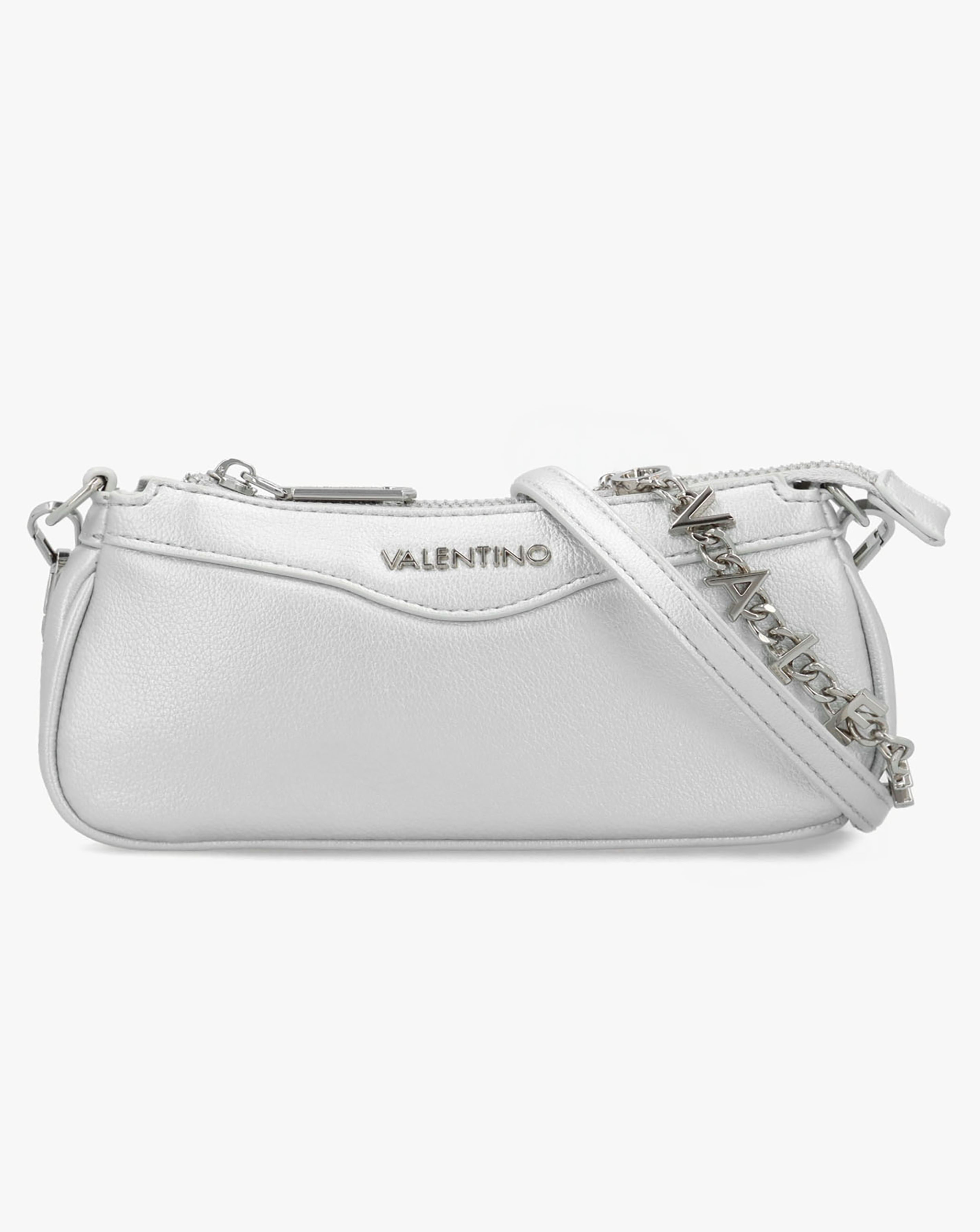 Valentino Bags Elly Silver Shoulder Bag