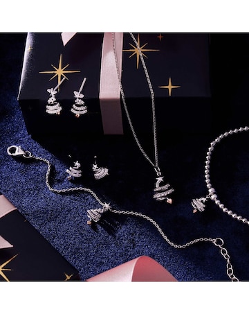 Clogau Christmas Tree Silver Pendant